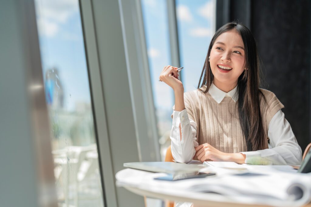 a tourism student having an immersion