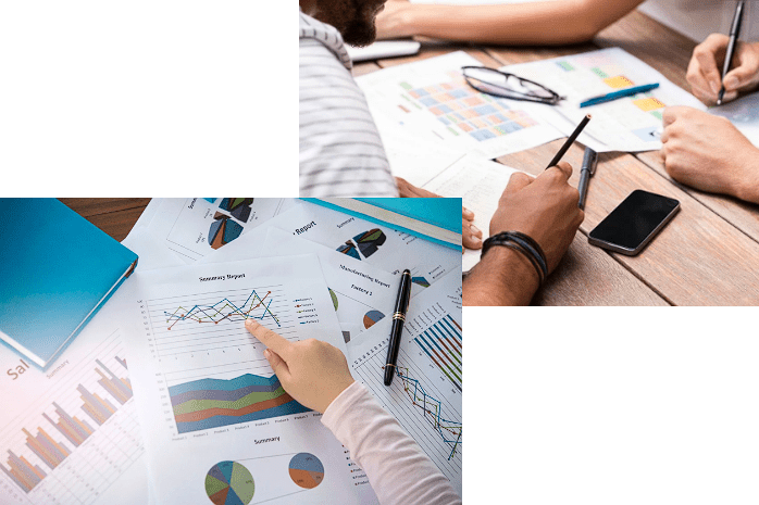 STEM students studying