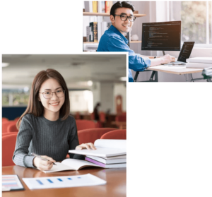 students studying STEM-related subjects